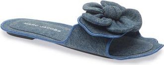 Marc Jacobs The Daisy Slide Sandal in Medium Wash Indigo at Nordstrom, Size 10Us