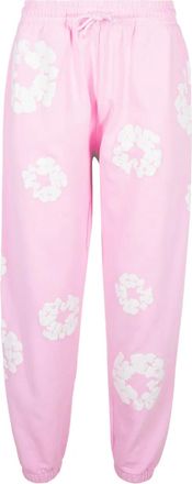 Denim Tears Pantaloni sportivi The Cotton Wreath Powder Pink - Rosa