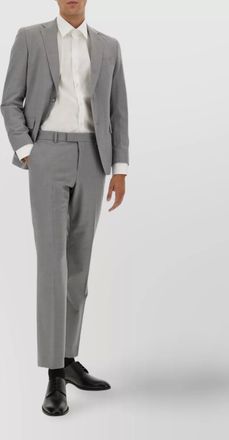 HUGO BOSS tailored suit with chest pocket and flap pockets