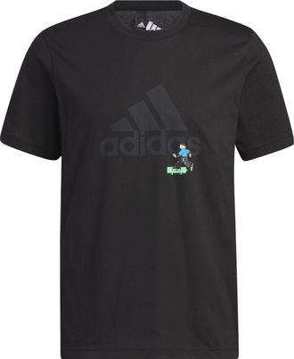 adidas Graphic Logo T-Shirts Black IA8155