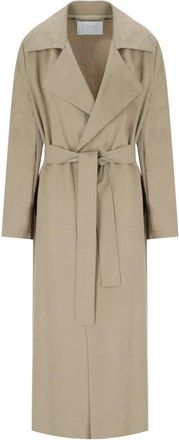 Harris Wharf London Mujer, Abrigos, Beige, Talla: S