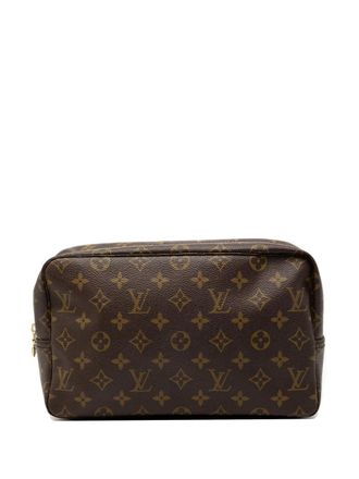Louis Vuitton 20th Century Monogram Trousse Toilette 28 clutch bag - Marrone
