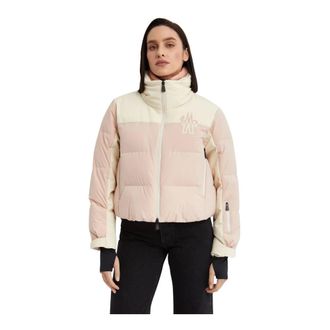 Moncler Down Jackets, female, Pink, Size: XS Stennes Jacket