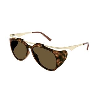Saint Laurent Zonnebril - unisex - Accessoires - Bruin - Maat: 55 MM