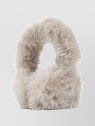 Yves Salomon lamb fur earmuffs