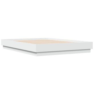 Berkfield Home Durable Bed Frame without Mattress White 140x190 cm