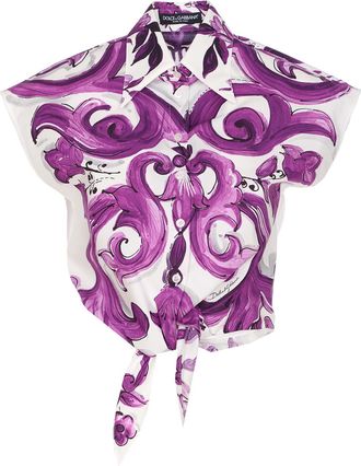 Dolce & Gabbana Maiolica Print Shirt