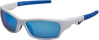 Nike Sportieve Wraparound Zonnebril Jolt M - unisex - Zonnebrillen - Wit - ONE Size - Accessoires