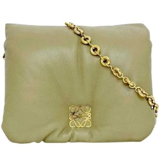 Loewe Pre-owned Cross Body Bags, female, Green, Size: ONE SIZE Pre-owned Shoulder Bag