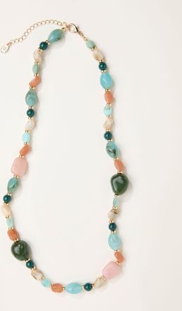 Fat Face FatFace Multi Colour Large Bead Necklace