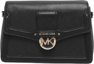Michael Kors Pre-owned Cross Body Bags, female, Black, Size: ONE SIZE Pre-owned Leather Shoulder Bag