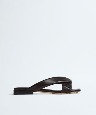 Bottega Veneta Riva Flat Mule - Brown - Woman - 3