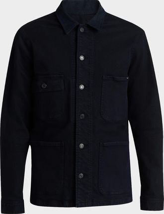 Tom Ford Men & apos;s Twill Denim Four-Pocket Chore Jacket