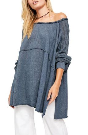 Free People My Girl Pullover in Dark Turquoise at Nordstrom, Size X-Small