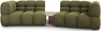BLOOMINGLOFT Grosses 2-Sitzer Designsofa Sky mit Beistelltisch
