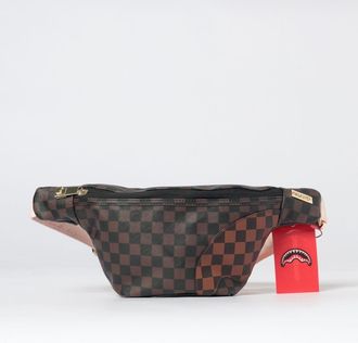 Sprayground Marsupio in cotone spalmato saffiano a scacchi