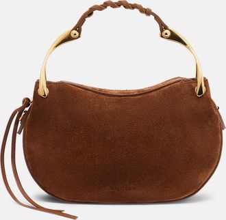 Alexander McQueen Bolso Wishbone Mini de ante