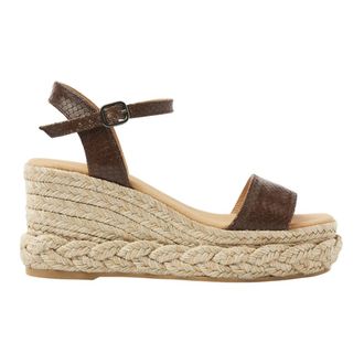 VIA VAI Schoenen, Dames, Bruin, 41 EU, Leer, Capri Neva Espadrilles