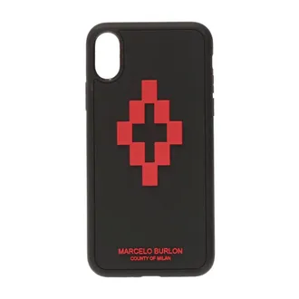 Marcelo Burlon Phone Accessories, male, Black, Size: ONE SIZE iPhone XS case