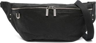 Rick Owens logo-debossed shoulder bag - men - Lamb Skin - One Size - Black