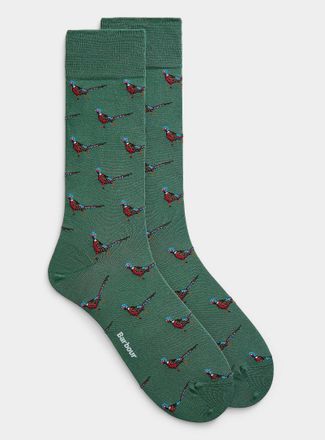 Barbour Mens Animal dress socks
