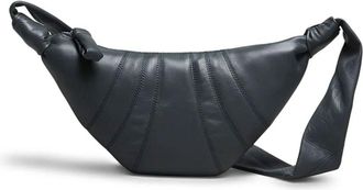 Christophe Lemaire small Croissant shoulder bag - women - Lambskin - OS - Blue