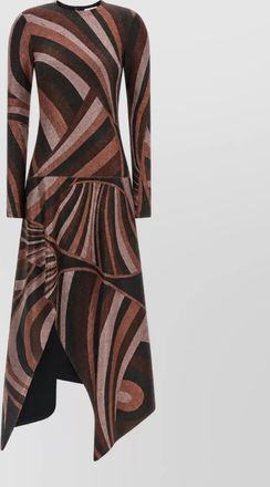 Pucci metallic jersey printed midi dress