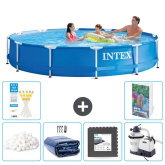 Intex Piscina Con Estructura Redonda - 366x76 Cm - 7-piezas S31