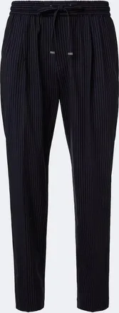 Dolce & Gabbana Pinstripe wool-blend straight pants