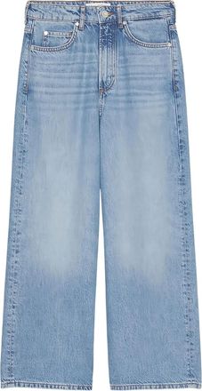 Marc O'Polo Jeans crop con applicazione - Blu