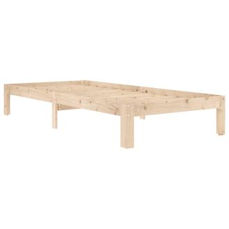 vidaXL Estructura De Cama Sin Colch&oacute;n Madera Maciza De Pino 90x200 Cm Vidaxl