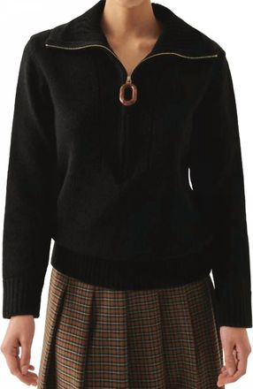 Exquise Womens Addison Sweater In Black