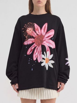 MACCAPANI Printed Cotton Oversized T-Shirt