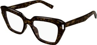 Saint Laurent Cat-Eye Optisch Montuur - unisex - Brillen - Bruin - 54 MM - Accessoires