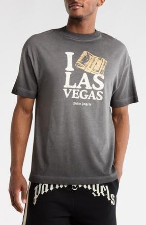 Palm Angels I Love Las Vegas Graphic T-Shirt in Black at Nordstrom Rack, Size Xx-Large