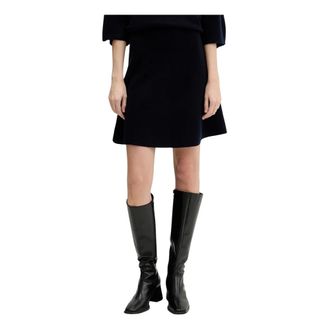 Gestuz Dames, Rokken, Zwart, Maat: XS Wol