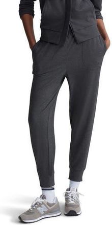 Varley Brushed Slim Joggers in Black Marl at Nordstrom Rack, Size Medium