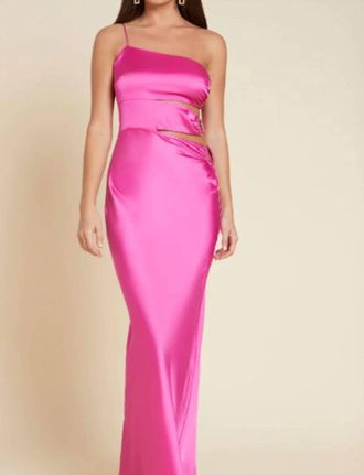 Runaway The Label Sawyer Maxi Dress In Orchid Pink
