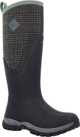 The Original Muck Boot Company Unisex Arctic Sport II Tall Rubber Black/Plaid Wellington - Size UK 6