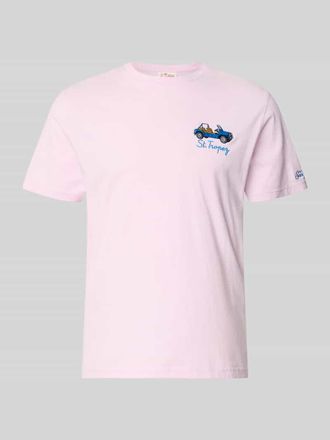 MC2 Saint Barth T-Shirt mit Stitchings Modell PORTOFINO in Hellrosa, Gr&ouml;&szlig;e XXL