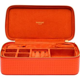 Rapport London Charlotte Jewelry Case in Orange at Nordstrom