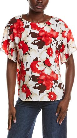 Anne Klein Flutter Sleeve Blouse