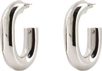 Paco Rabanne Xl Link Earrings - Brass - Silver