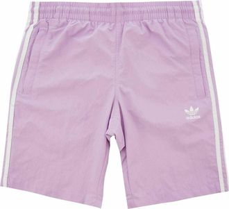 adidas Mens adidas originals Stripe Brand Logo Straight Shorts Pink DV1584