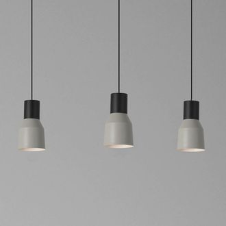 Faro Barcelona Kombo L&aacute;mpara Colgante Gris &Oslash;120 3l 68591-3l