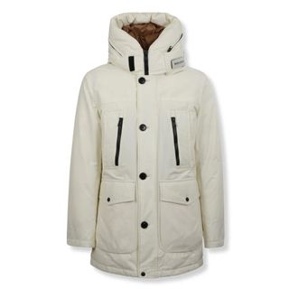 Woolrich Hombre, Abrigos, Blanco, Talla: S