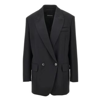 Emporio Armani Blazer - Dames - Blazers - Zwart - M - Jassen