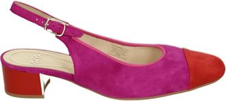 Ara Schoenen, Dames, Roze, 41 EU, Leer, Roze Multi Sling-back Sandaal
