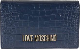 Love Moschino Womens Jc4098pp1flf0 Shoulder Bag, Blue, 14x21x5