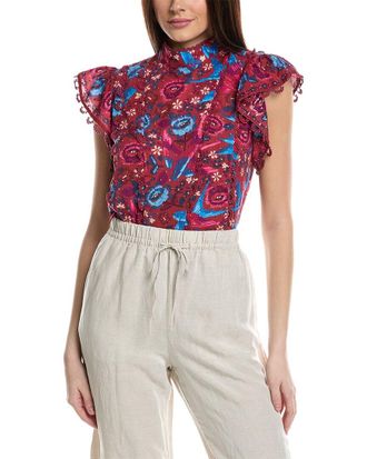 Farm Rio Farm Rio Floral Birds Blouse